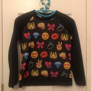 Girls emoji shirt